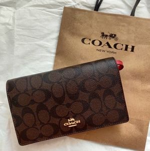 Coach Anna Foldover Crossbody Clutch